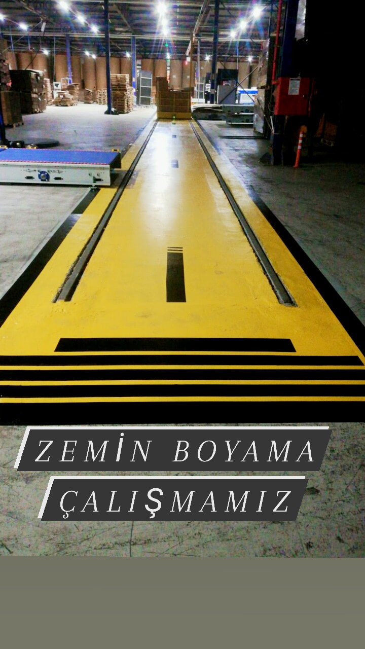 Endüstriyel Zemin Çizgi ve İşaretleme Uygulamaları