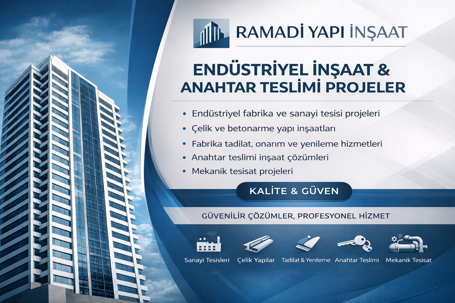 Gebze OSB Endüstriyel Sanayi İnşaat Projeleri | Anahtar