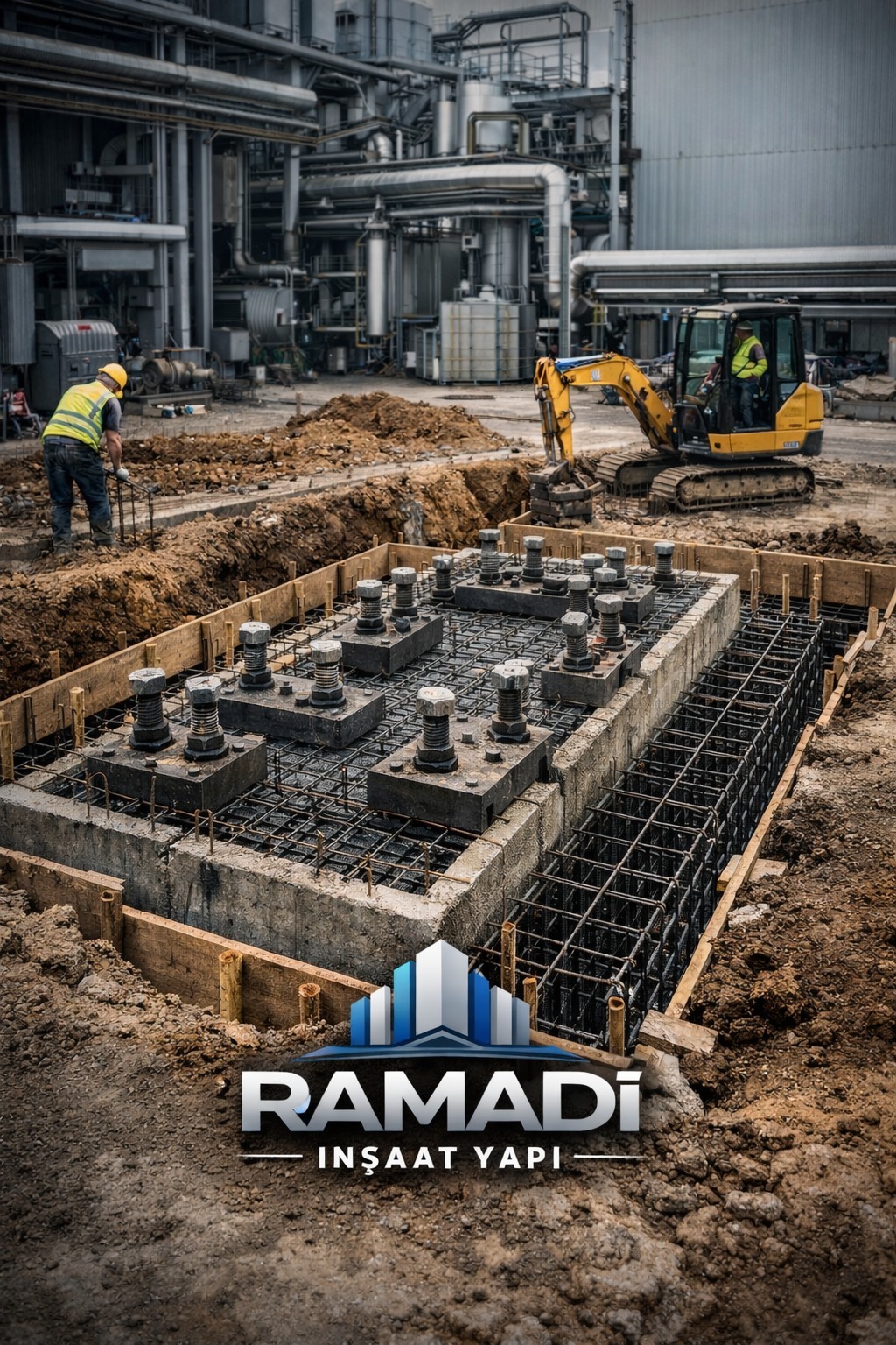 Makina Altı Temel Yapımı | Gebze & İstanbul Endüstriyel